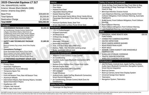 2025 Chevrolet Equinox 1LT