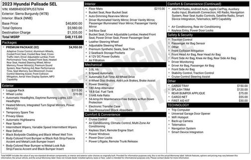 2023 Hyundai PALISADE SEL