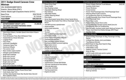 2011 Dodge Grand Caravan Crew