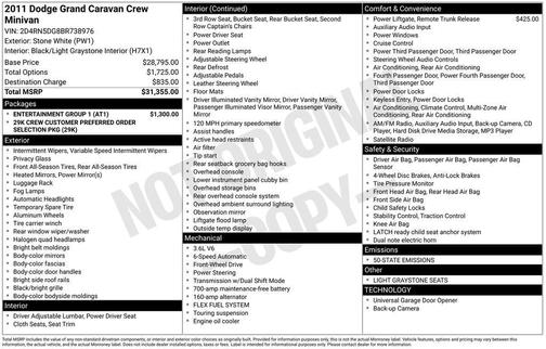 2011 Dodge Grand Caravan Crew