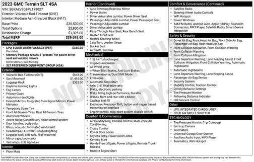 2023 GMC Terrain SLT