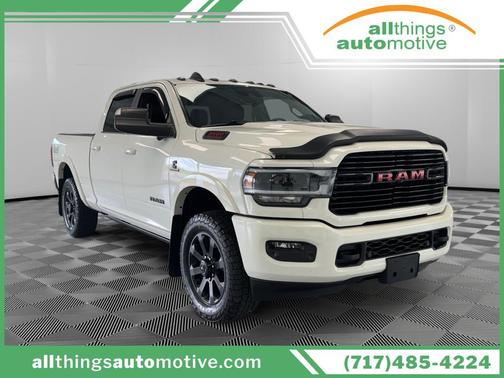 Pearl White 2020 RAM 3500 Laramie Crew Cab 4x4 6'4' Box