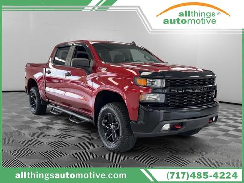 Cherry Red Tintcoat 2021 Chevrolet Silverado 1500 Custom Trail Boss