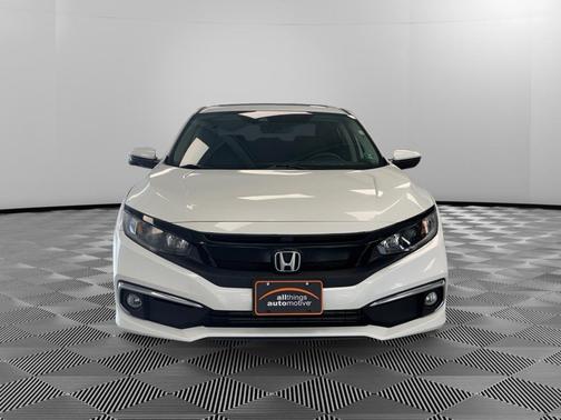 Platinum White Pearl 2019 Honda Civic EX-L