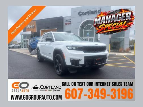 Bright White Clearcoat 2023 Jeep Grand Cherokee L Limited