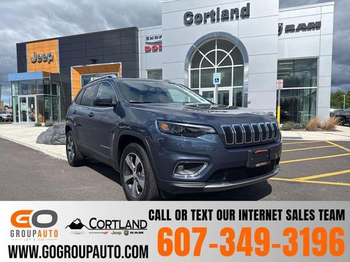 Slate Blue Pearlcoat 2020 Jeep Cherokee Limited