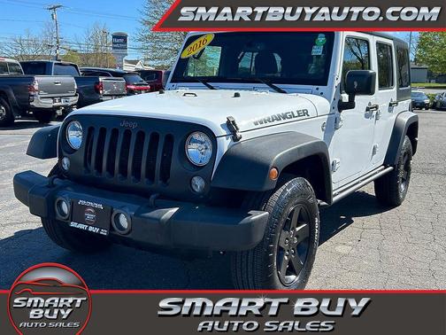 Bright White Clearcoat 2016 Jeep Wrangler Unlimited Sport