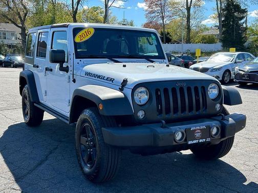 Bright White Clearcoat 2016 Jeep Wrangler Unlimited Sport