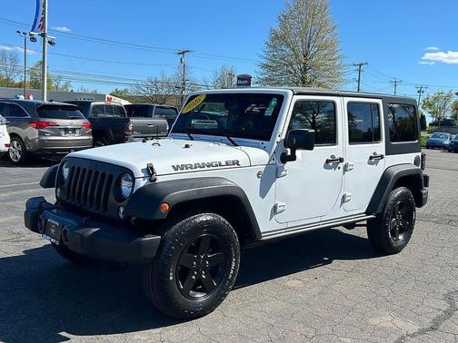 Bright White Clearcoat 2016 Jeep Wrangler Unlimited Sport