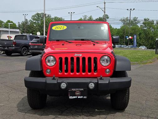 Firecracker Red 2015 Jeep Wrangler Unlimited Sport