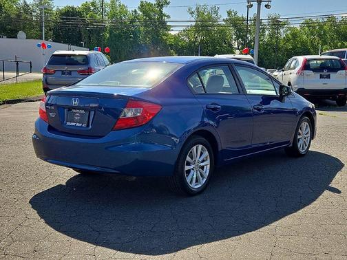 Blue 2012 Honda Civic EX