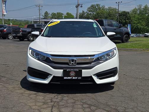White 2018 Honda Civic EX