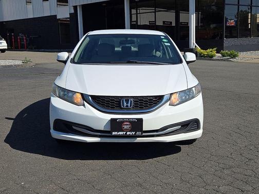 White 2013 Honda Civic LX