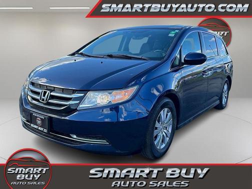 Blue 2014 Honda Odyssey EX-L