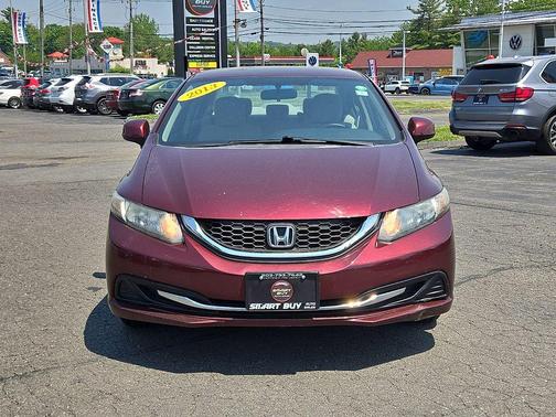 Maroon 2013 Honda Civic LX