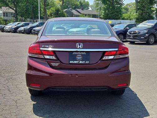 Maroon 2013 Honda Civic LX