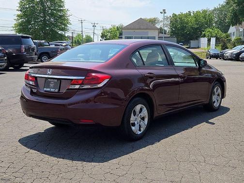 Maroon 2013 Honda Civic LX