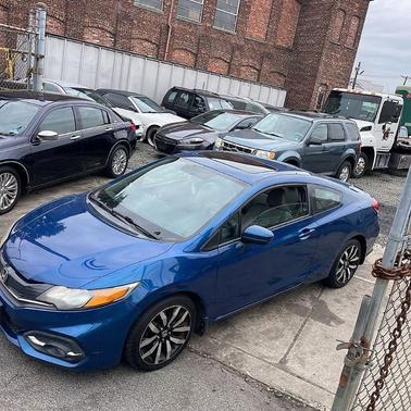 Blue 2015 Honda Civic EX-L