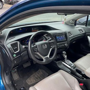 Blue 2015 Honda Civic EX-L