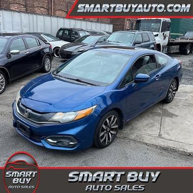 Blue 2015 Honda Civic EX-L