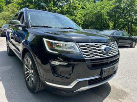 Shadow Black 2018 Ford Explorer Platinum