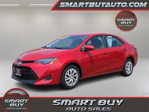 Barcelona Red Metallic 2019 Toyota Corolla LE