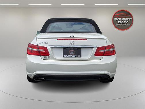 White 2011 Mercedes-Benz E-Class E 550 Cabriolet