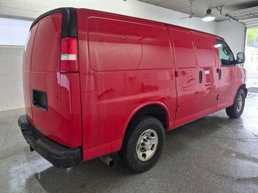 Red 2021 Chevrolet Express 2500 Work Van