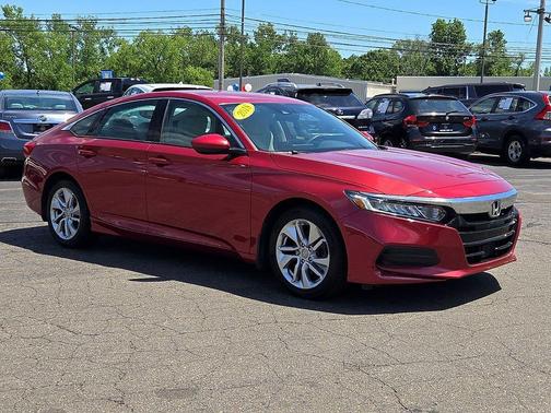Red 2018 Honda Accord LX