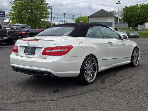White 2011 Mercedes-Benz E-Class E 550 Cabriolet