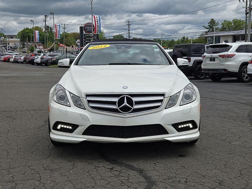 White 2011 Mercedes-Benz E-Class E 550 Cabriolet