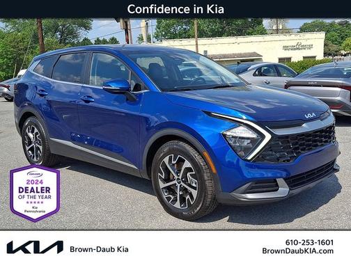 Sapphire Blue 2023 Kia Sportage EX