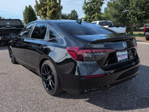 Crystal Black Pearl 2025 Honda Civic Hybrid Sport