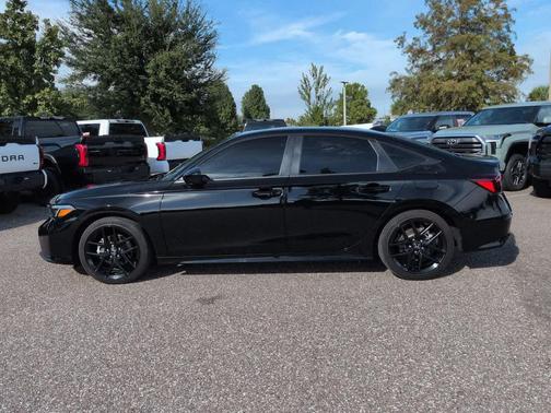 Crystal Black Pearl 2025 Honda Civic Hybrid Sport