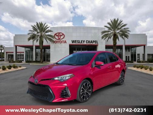 Barcelona Red Metallic 2017 Toyota Corolla SE