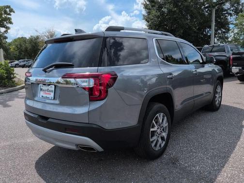 Satin Steel Metallic 2021 GMC Acadia AWD SLT