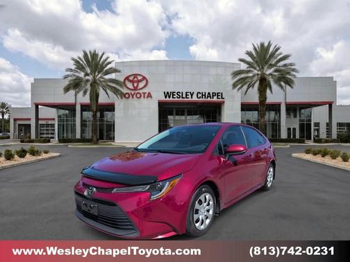 Ruby Flare Pearl 2025 Toyota Corolla LE