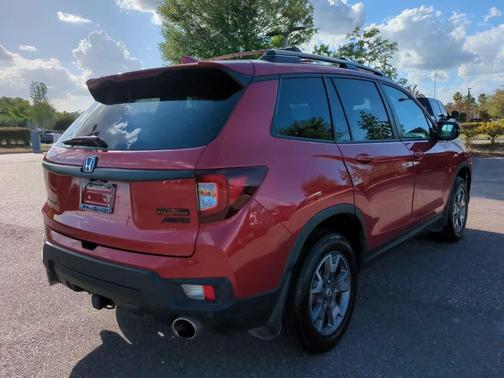 Radiant Red Metallic II 2023 Honda Passport AWD TrailSport