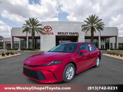 Supersonic Red 2026 Toyota Camry LE