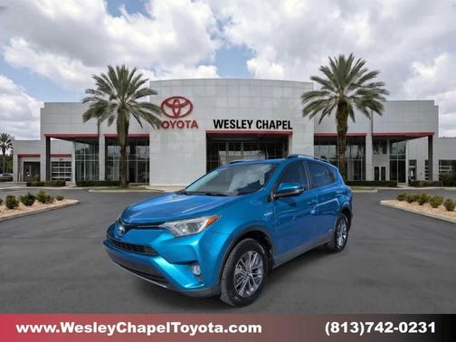 Electric Storm Blue 2016 Toyota RAV4 Hybrid XLE