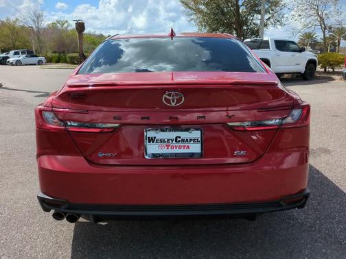 Supersonic Red 2025 Toyota Camry SE