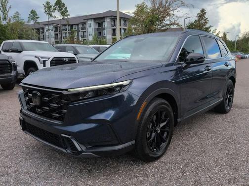 Canyon River Blue Metallic 2025 Honda CR-V Hybrid Sport FWD