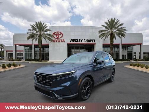 Canyon River Blue Metallic 2025 Honda CR-V Hybrid Sport FWD