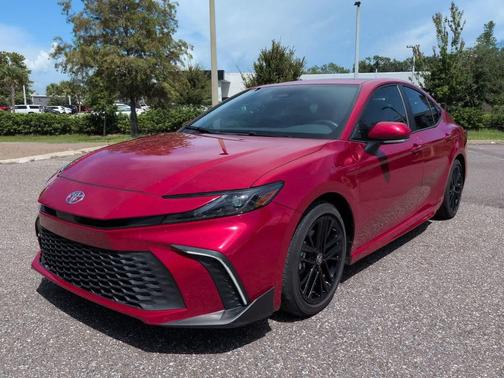 Supersonic Red 2025 Toyota Camry SE