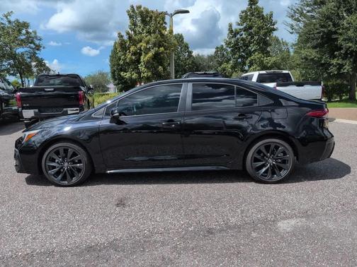 Midnight Black Metallic 2026 Toyota Corolla XSE