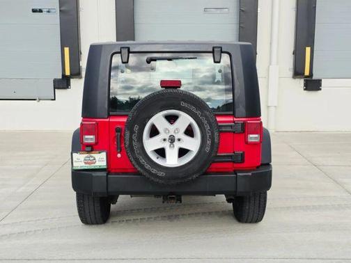 Red 2007 Jeep Wrangler X