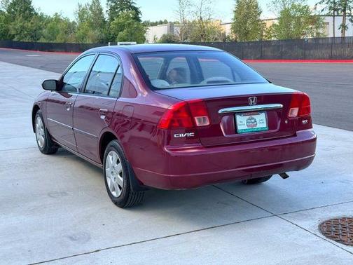 Burgundy 2002 Honda Civic EX