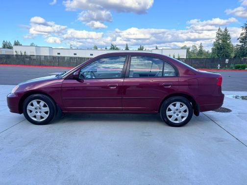 Burgundy 2002 Honda Civic EX