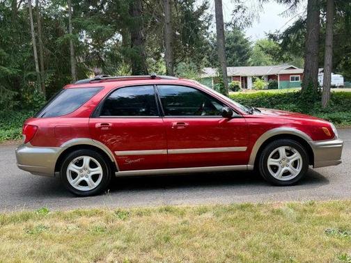 Red 2002 Subaru Impreza Outback Sport Wagon