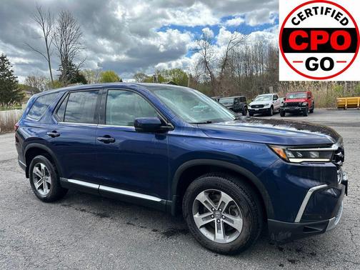 Obsidian Blue Pearl 2023 Honda Pilot AWD EX-L 7 Passenger